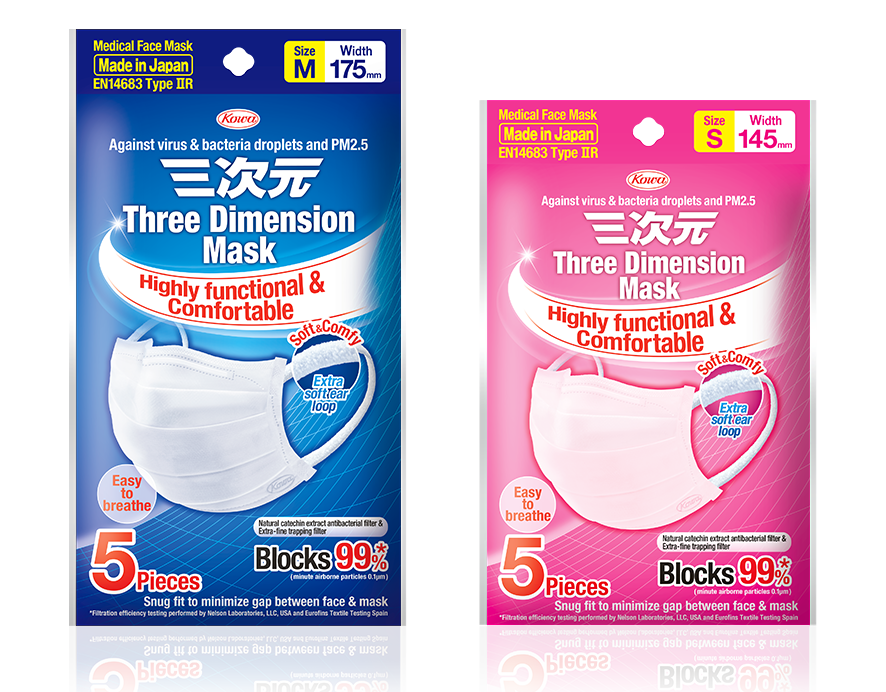 Three Dimension Mask Kowa Self Care International Kowa Company Ltd 